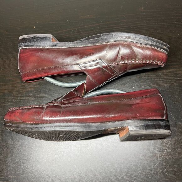 G.H. Bass & Co. Weejuns 731 Heritage Mens 12D Wine Penny Loafers main image 14
